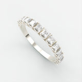 Aimée DIamant Ring (Princess Cut) ring Nobilis Smykker Hvidguld