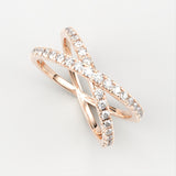 Aya Diamant Ring Nobilis Smykker Rosa guld