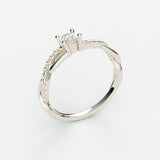 Flora Diamant Ring ring Nobilis Smykker