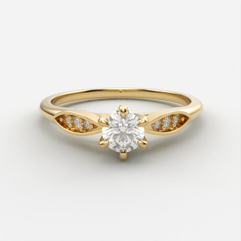 Kamille Diamant Ring Nobilis Smykker 