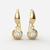 Madeleine Diamant Øreringe Ørering Nobilis Smykker Guld