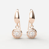 Madeleine Diamant Øreringe Ørering Nobilis Smykker Rosa guld