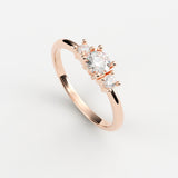 Nora Diamant Ring ring Nobilis Smykker Rosa guld