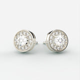 Paris Diamant Ørestikker Ørering Nobilis Smykker Hvidguld