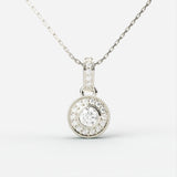 Paris Vedhæng Nobilis Smykker Hvidguld