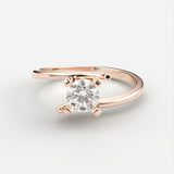 Rosa Diamant Ring ring Nobilis Smykker