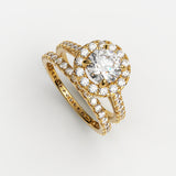 Sandra - Diamant Twin ring ring Nobilis Smykker Guld