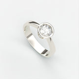 Sidney Diamant Ring ring Nobilis Smykker 0.05 Hvidguld