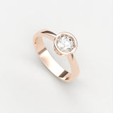 Sidney Diamant Ring ring Nobilis Smykker 0.05 Rosa guld