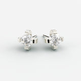 Stockholm Diamant Ørestikker Ørering Nobilis Smykker 2 x 0.05 Hvidguld