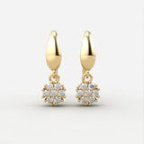 Tropez Diamant Øreringe Ørering Nobilis Smykker Guld