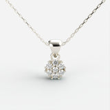 Tropez Vedhæng Nobilis Smykker Hvidguld