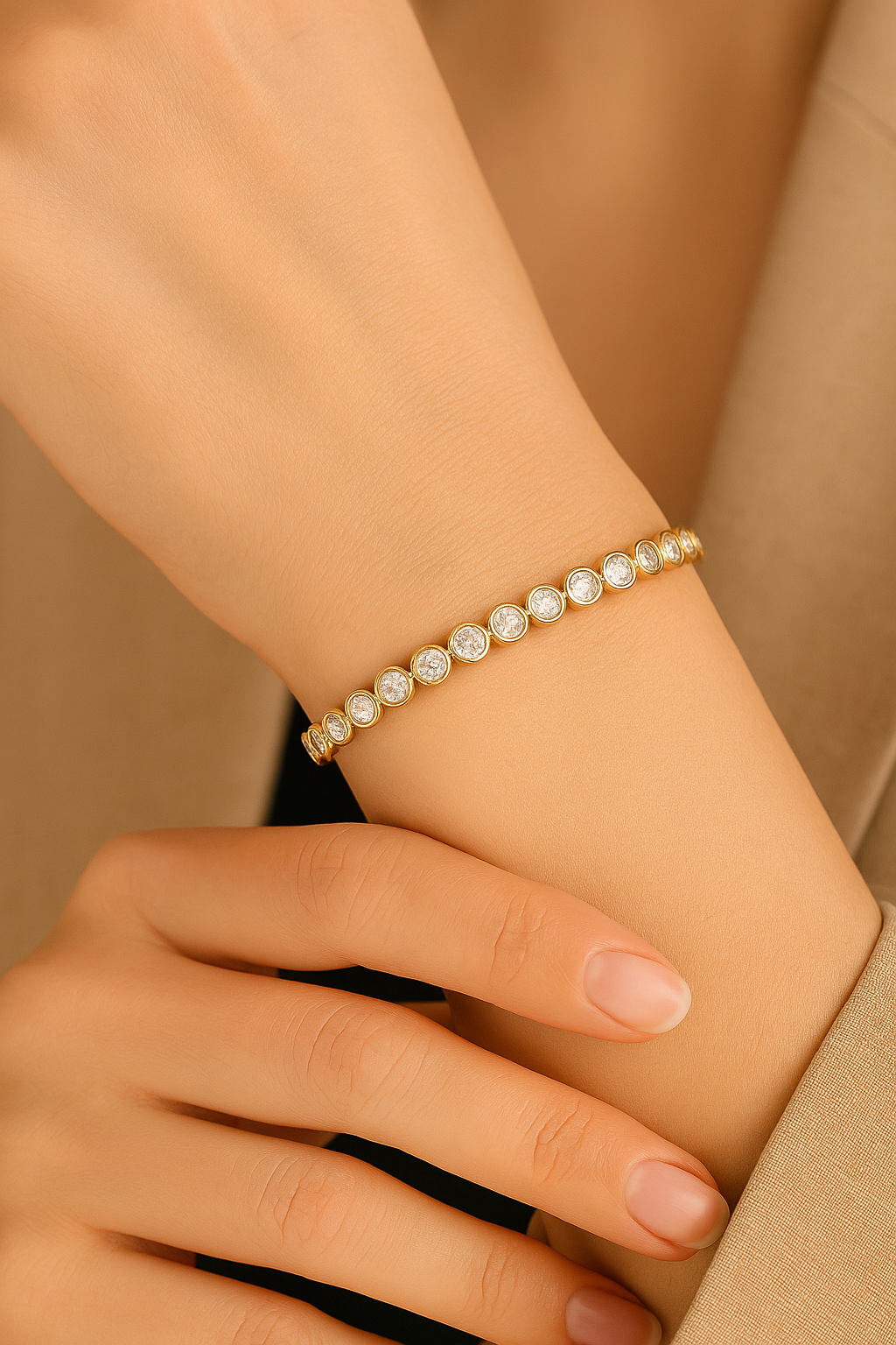 Sidney Diamant Tennis - Armbånd