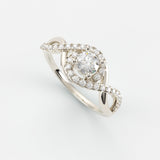 Adeline Diamant Ring Nobilis Smykker Hvidguld 