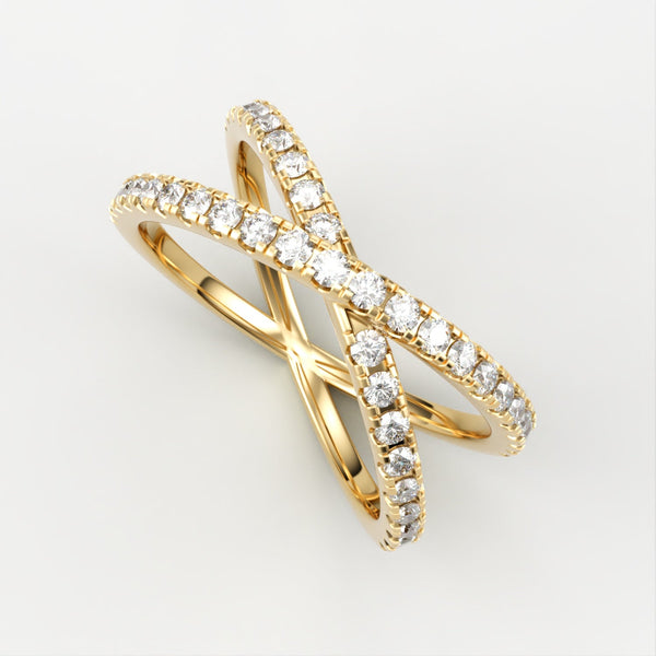 Aya Diamant Ring Nobilis Smykker Guld 