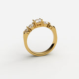 Elba Diamant Ring Ring Nobilis Smykker Guld 