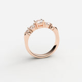 Elba Diamant Ring Ring Nobilis Smykker Rosa guld 