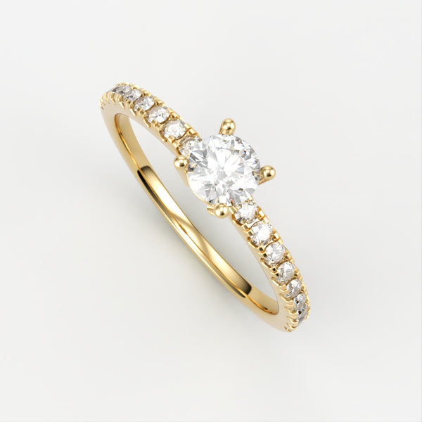 Esther Diamant Ring Nobilis Smykker Guld 
