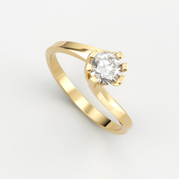 Fleur Diamant Ring ring Nobilis Smykker 0.20 Guld 
