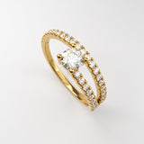 Isabelle Diamant Ring ring Nobilis Smykker Guld 