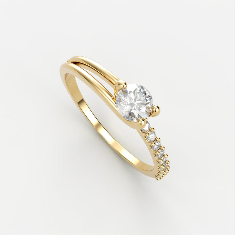 Lucien Diamant Ring ring Nobilis Smykker Guld 