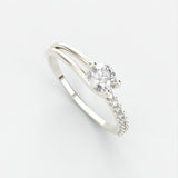 Lucien Diamant Ring ring Nobilis Smykker Hvidguld 