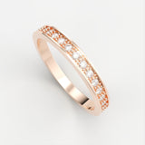 Panama Diamant Ring ring Nobilis Smykker Rosa guld 