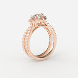 Sandra - Diamant Twin ring ring Nobilis Smykker 